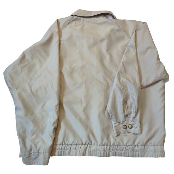 BOGARI WEATHER WEAR Lined Lightweight Windbreaker Tan Men's size XL Design Italy - Picture 9 of 9